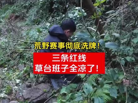 荒野赛事彻底洗牌!三条红线,草台班子要全凉了!#荒野求生 #老六荒野 #张家界七星山骆驼杯 #荒野情报站