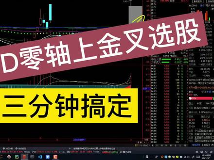 MACD零轴上金叉选股 #6秒选股