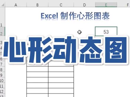 EXCEL制作心形动态图#excel技巧 #excel #办公技巧 #办公软件 #ppt #word #excel教程
