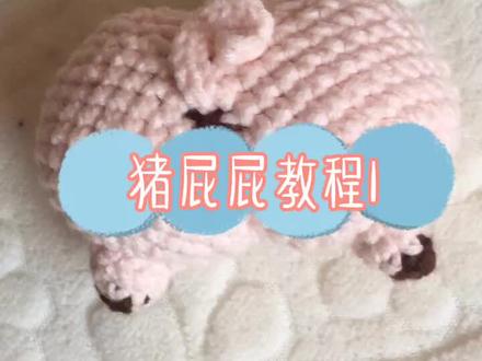 猪屁屁教程1(猪蹄部分,视频后详细粗毛线讲解)