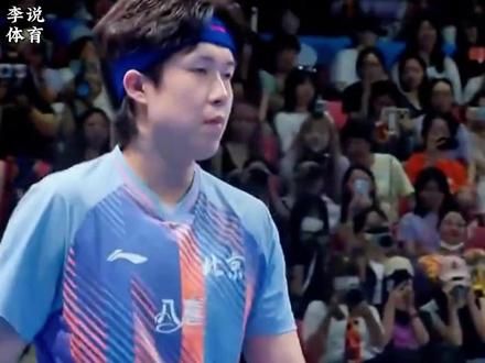王楚钦自鲨式发球痛失WTT美国大满贯男女混双冠军 #王楚钦 #孙颖莎王楚钦 #乒乓球
