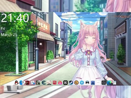 wallpaper互动式桌宠壁纸 推荐#wallpaper #桌宠 #动态壁纸 #数码科技 #二次元