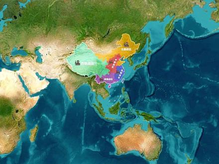 我国的五大战区分布,你觉得哪个战区实力最强? #通过地图看世界