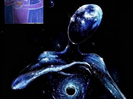 #宇宙管理者 #星钓者 #宇宙红鱼 #银河 #儿童绘画作品 用一张图来打败我!