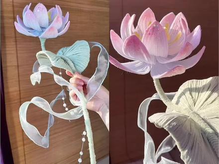 剑网三里的青灯莲影竟然真的被我给做出来了!奉上教程! #扭扭棒手工花朵 #扭扭棒花灯 #扭扭棒的100种玩法 #剑网三