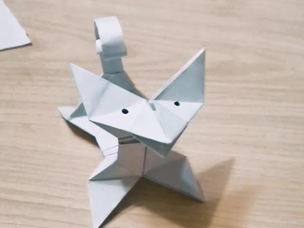 教大家一个我儿时的折纸,小狗狗#喜欢的点个赞 你学费了吗?#简单折纸
