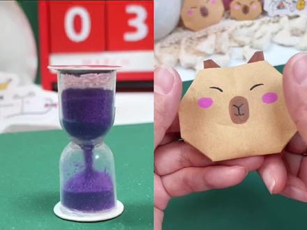 自制4种解压小手工合集来啦!简单好玩,材料很常见#解压手工 #手工diy #简单小手工 #捏捏乐 #自制