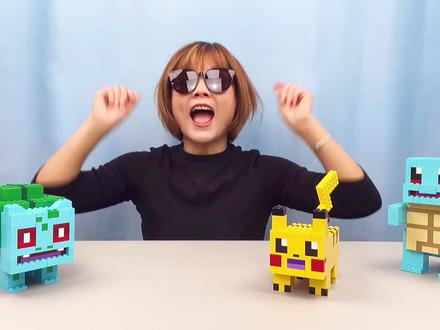 用积木还原宝可梦主角小智有多难?还好还好我大概用了800片积木 #神奇宝贝 #精灵宝可梦 #积木 #乐高moc