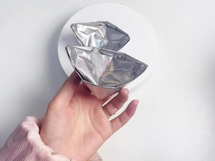 锡箔折法 18×18纸 2张折#手工diy #手工 #制作过程