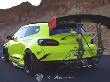 来评价下这台宽体大尾翼尚酷吧#改装车 #汽车改装