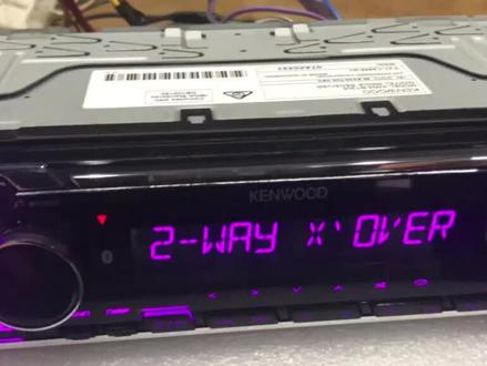 #建伍kenwood 汽车主机设置主动分频教程,DSP-BT305三路分频点调法