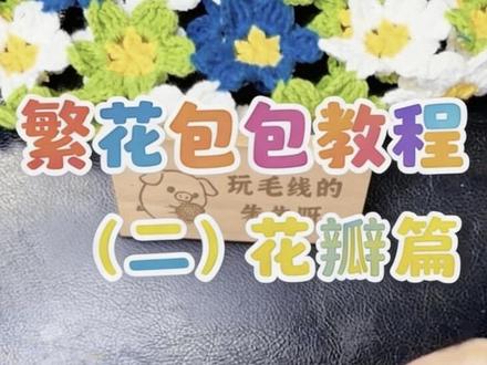 #繁花包包钩织 #手工钩织教程 #治愈系手工 #春天的包包 @DOU+小助手 @抖音创作小助手