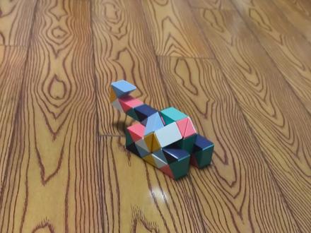 教大家折坦克 48段#百变魔尺 #益智玩具