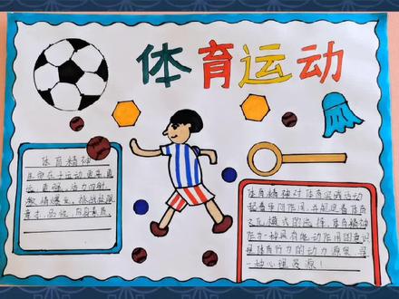 如何画简单的体育手抄报,快乐足球小报#手抄报作业 #手抄报 #小学生 #手抄报模板 #随手画#小学生手抄报