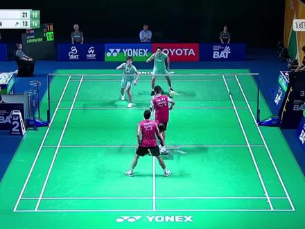 胡林组合击败奥运亚军!杀入泰国大师赛半决赛!!!#泰国大师赛 #羽毛球 #胡林组合 #胡珂源 #林翔毅