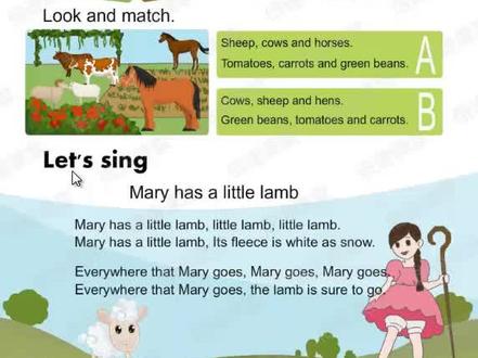 四年级(下)人教PEP-Unit 4 第44页#英语 #四年级