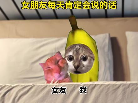女朋友每天肯定会说的话 #猫meme #内容过于真实 #精神状态belike #情侣日常