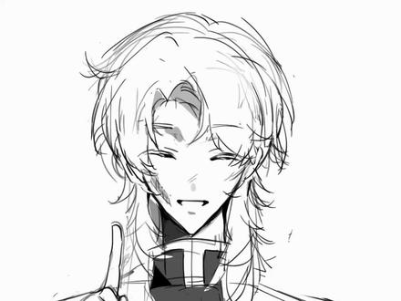 兔兔逗鱼o̴̶̷᷄ ·̭ o̴̶̷̥᷅ #锖义 #鬼灭之刃 #锖兔 #富冈义勇 #绘画 @DOU+小助手