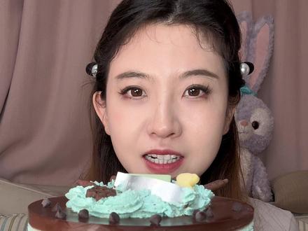 薄荷生巧千层#千层蛋糕 #甜品美食 #治愈系美食