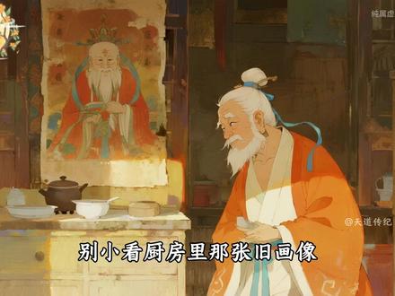 吃人嘴短,举头三尺!灶神:一年一述职,人间烟火尽在掌握 #灶神 #中华文化 #国风 #神话 #古风