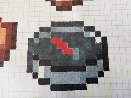 指南针教程,昨天没更新实在抱歉#像素画#我的世界指南针怎么画