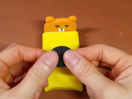 橡皮泥加纸板做迷你小屋,韩式迷糊熊沙发、电脑 床