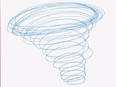 教大家画个龙卷风,保证一看就能学会 ,哈哈哈哈啊哈