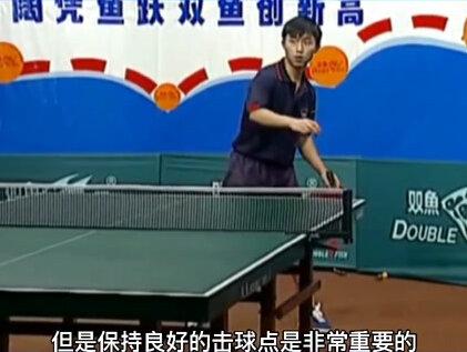 马琳直拍教学—正手扣杀#乒乓球教学#体育