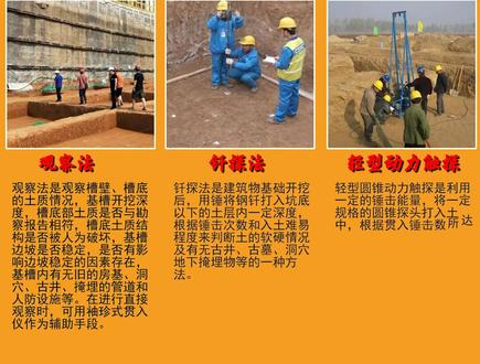 基坑验槽方法#工地 #施工 #基础