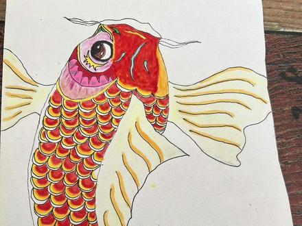 #小学生手抄报 小鲤鱼跳龙门 #立体手工 #手工diy #校园主题手抄报 #昆虫记主题手抄报