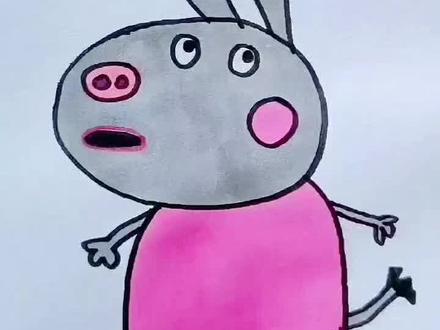 一笔一笔学画画#小猪佩奇简笔画 #简笔画#小猪佩奇手绘#动画#益智早教