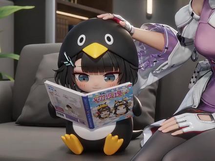 伊冯姐姐为什么老是摸我呀?是喜欢小企鹅吗?【终末地带娃日常】 #明日方舟终末地#管理员#终末地公测#伊冯