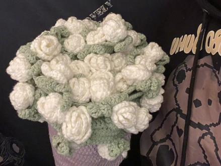 就是因为可以变成花束我才做的这条毛毯 不敢想女朋友收到会有多开心!#手工diy #情侣 #一束花的仪式感 #惊喜 #毯子编织 #春日疯长行动