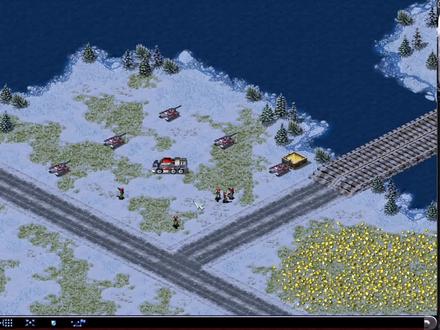 红色警戒,经典地图北极圈,7个冷酷,新手不炸桥