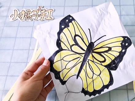 春暖花开 带着孩子用A4纸做个风筝 一起去春游吧! #手工风筝 #亲子手工 #自制风筝