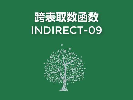 跨表取数-09#excel技巧