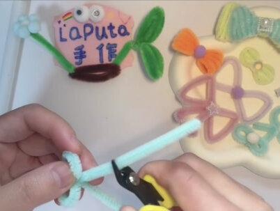 新手必学|一个视频教会你9种扭扭棒蝴蝶结做法#手工diy #蝴蝶结教程 #手工蝴蝶结 #扭扭棒的100种玩法 #原创手作