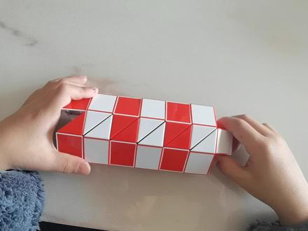 用48段魔尺做弹簧 #48段魔尺教程#百变魔尺 #魔尺