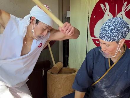 打年糕就打年糕,为什么要喊这么魔性的口号 #三年坂二年坂 #日本打年糕 #打年糕 #海外生活 #京都