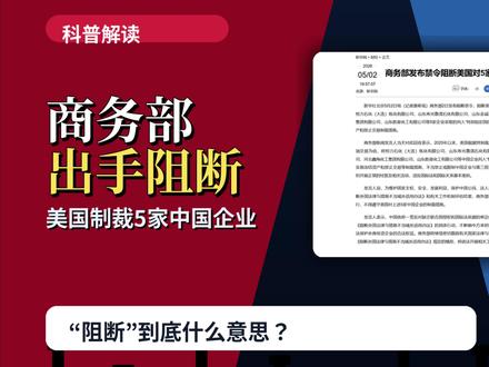 科普视频:阻断禁令是什么 科普视频:阻断禁令是什么#阻断禁令 #阻断令 0.0