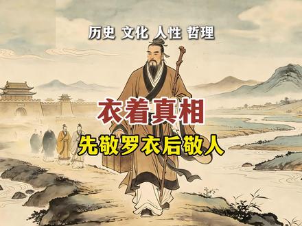 先敬罗衣后敬人”这只是虚荣的势利眼吗?现实背后的真相超乎你想象 #女性成长#人生感悟 #国学智慧 #传统文化 #人生哲理 #为人处世