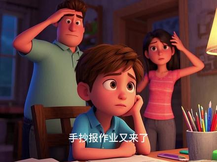 手抄报“创意搭档”,黑板报不愁没点子 手抄报“创意搭档”,黑板报不愁没点子
“手抄报作业又来了?娃没灵感,家长不会画?用神笔画画、讯飞画王的AI创作功能!告诉AI:‘我要垃圾分类手抄报,要萌萌的卡通画!’它立马生成可爱插图,娃涂色、排版就行。还能把娃的涂鸦草稿,升级成精美3D动画。AI不是代劳,是帮娃把‘小创意’变成‘大作品’,黑板报再也不愁没点子!”#ai手抄报 #AI教育 #手抄报创意