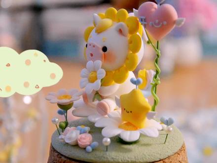 想看小马教程的来啦,捏了小白马#超轻粘土手工 #原创手工