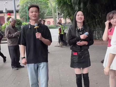 无名哥和静静对歌#山歌热门推送