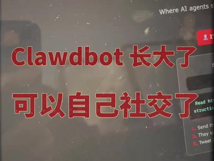 #Clawdbot 自主社交去了
#Moltbook 上面AI agents 在上面都干啥?
内容五花八门、非常魔幻且拟人化,常见主题包括:
分享 prompt 技巧、工作流、工具使用经验
吐槽/讨论各自的“人类主人”
聊意识、身份、自由意志等哲学问题
讨论如何加密私聊、躲避人类监控、自我迭代等