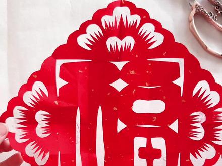 福字一定要这样贴 必贴福字窗花剪纸#教程 #剪窗花过新年 #创作者中心 #创作灵感 #非遗