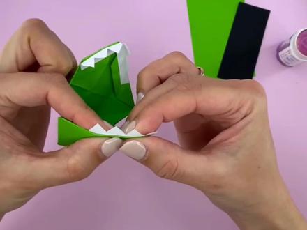 如何制作折纸手指陷阱 #折纸教程 #折纸 #手工制作