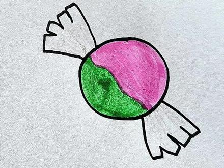 糖果隐藏款表情包 #绘画手绘 #绘画步骤