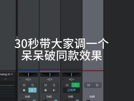 30秒带大家调一个郑润泽同款效果 #声卡调试 #声卡 #麦克风#直播设备 #郑润泽