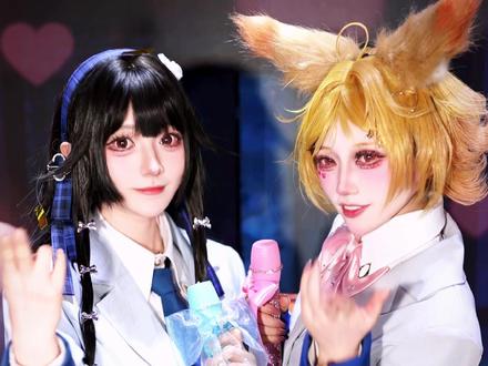 大声告诉我,自古红蓝出什么?!! #cos #王者荣耀 #妲己 #西施 #手搓颜料转场